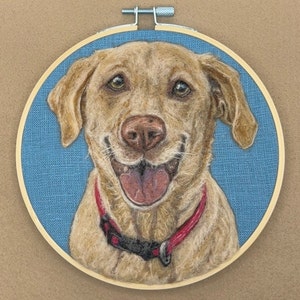 Custom dog portrait needle felted from photo. Personalized gift for pet lovers, pet loss gift, memorial pet portrait, sentimental pet gift