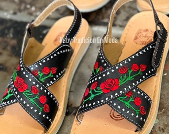 Plateformes Susana | Compensées brodées|Huaraches mexicaines| Vintage hippie|Style mexicain| Huaraches Mexicanos|Chaussures brodées| Chaussures fleuries