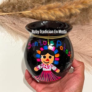 Nombre de Estados Jarritos de arcilla | Mexican States Clay Cup |Tazas Mexicanas de Ceramica | Mexican Cups | Clay Mexican Cups | Floral Cup