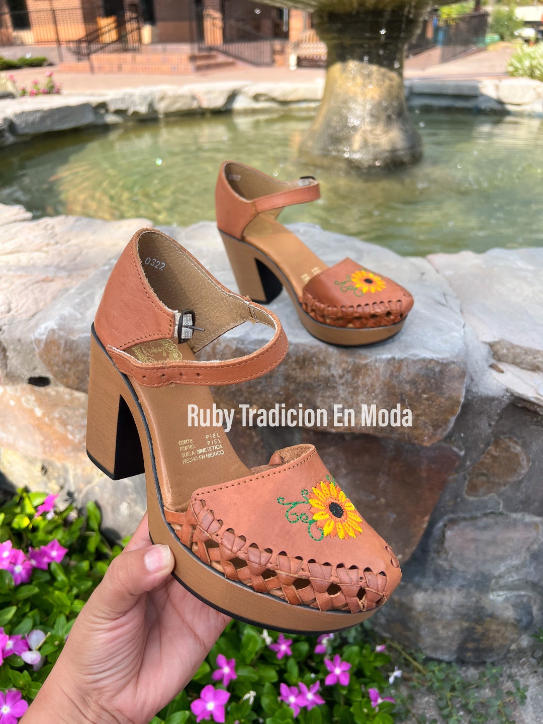 Sol Heels Zapatillas artigianales Zapatillas bordadas/ Tacchi