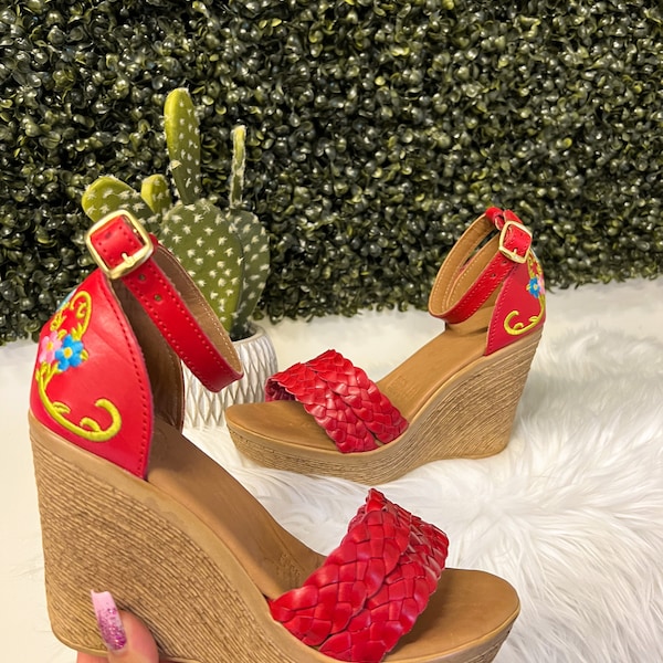 Aitana Embroidery Heels