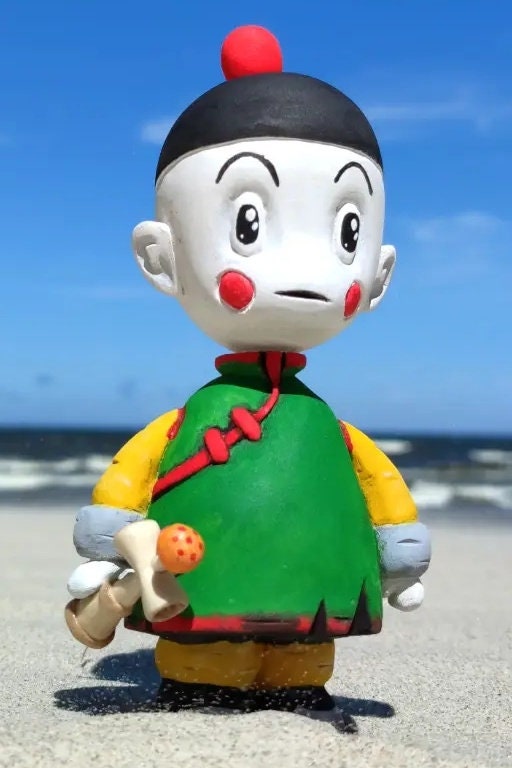 Chiaotzu (handmade Wood Carving Inspired by Dragon Ball - Hand