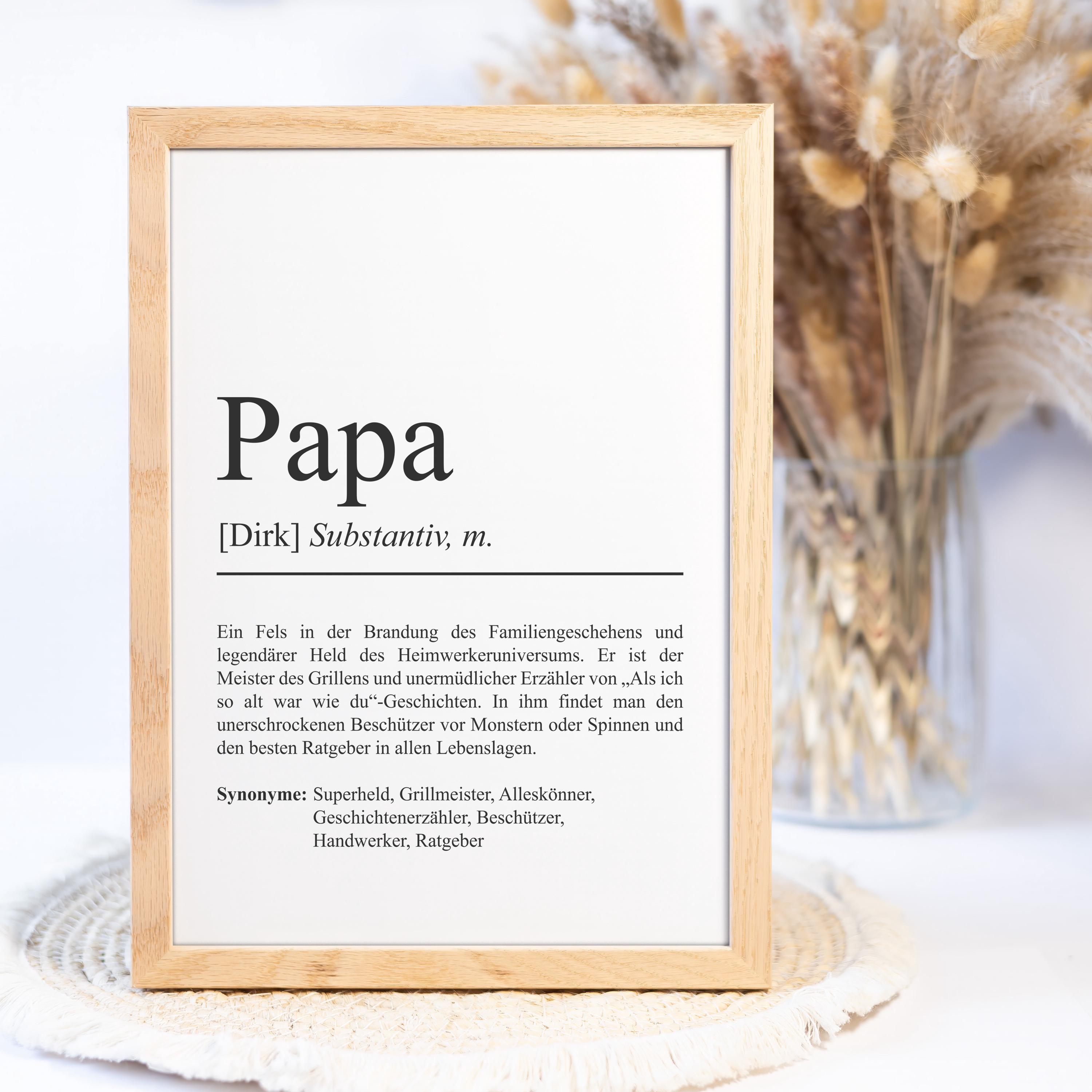 MA-ta mamaページ Mama Definition Poster Personalisierbar Mit Namen Poster Geschenk