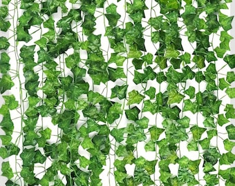Artificial Ivy Vines Leaves Greenery Garland Boho Chic Décor Fake Faux Plant