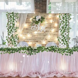Artificial Ivy Vines Leaves Greenery Garland Boho Chic Décor Fake Faux Plant wedding decoration