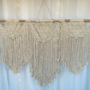 Wandbehang Tapisserie Hand Woven Macramé Große Boho Chic Wohnkultur
