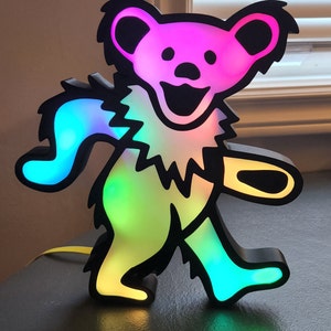 Grateful Dead - Dancing Bear LED Light