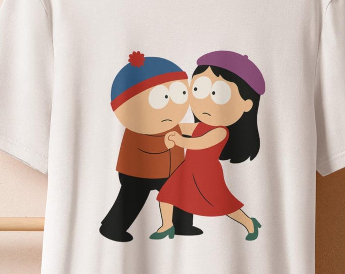 Couple Tango shirt Unisex organic ribbed neck