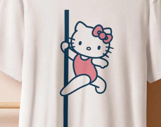 Kawaii Pole Dancing t-shirt Unisex organic ribbed neck