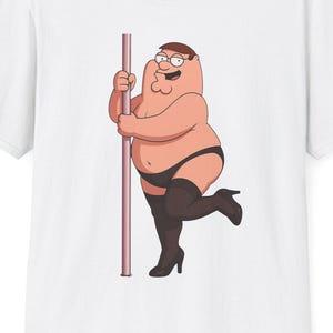 Grappige cartoon paaldans T-shirt, eigenzinnig humor T-shirt voor vrijetijdskleding, cadeau voor vrienden, feest, alledaags plezier