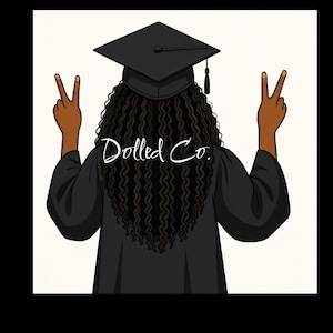 Senior black woman - Black Girl Graduation SVG - African American Graduation Girl Svg