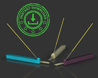 Incense stick holder with internal storage 3D printing STL file