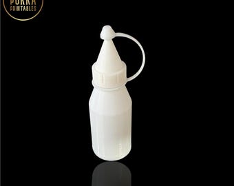 3D Print TPU Squeeze Dropper Bottle STL for Paint Mixing (Digital Download)