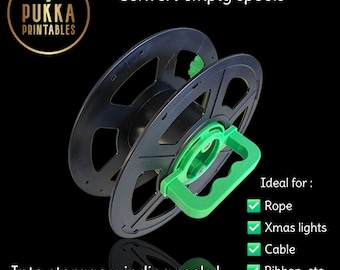3D Printable Filament Spool Organizer: Cable, Wire, Rope Reel (STL File)