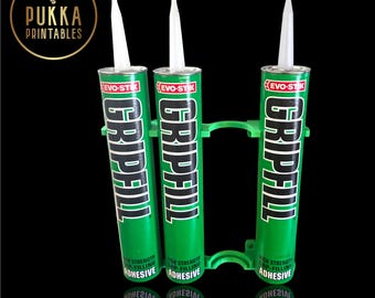 3D Printable Silicone & Caulk Tube Holder: DIY Storage Rack STL File