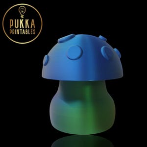 Mushroom Storage Container Desk Organiser STL File For 3D Printing