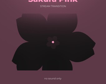 Sakura Transition Pink | Stream Transition | Animated Stream Transition | Stinger Transition | Pink | Pink Transition | OBS