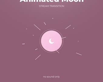 Moon Transition Pink | Stream Transition | Animated Stream Transition | Stinger Transition | Pink| Fantasy | Gradient | OBS