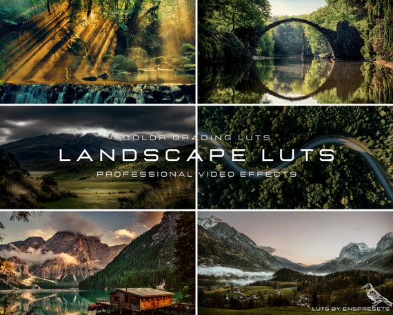 15 Landscape LUTs for Color Grading Video and Photo for Mobile and Desktop / For Other Video Editing Apps