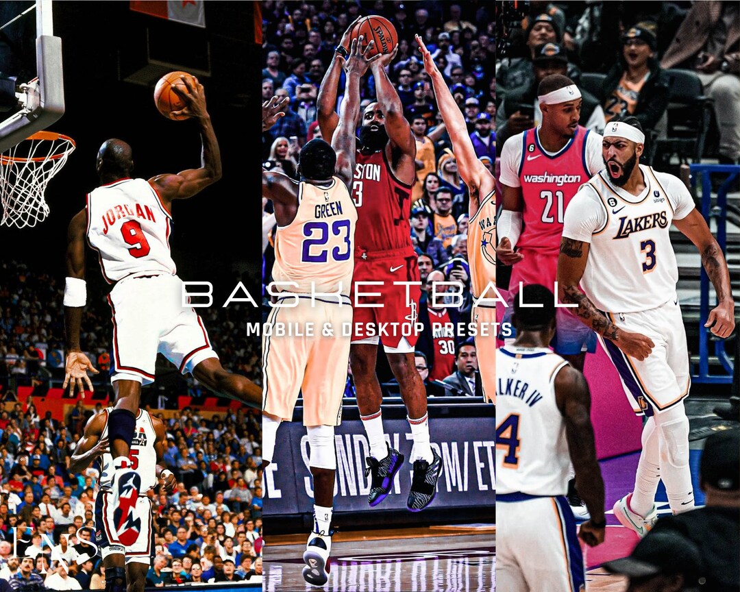 10 Basketball Lightroom Presets / Mobile & Desktop / Instagram