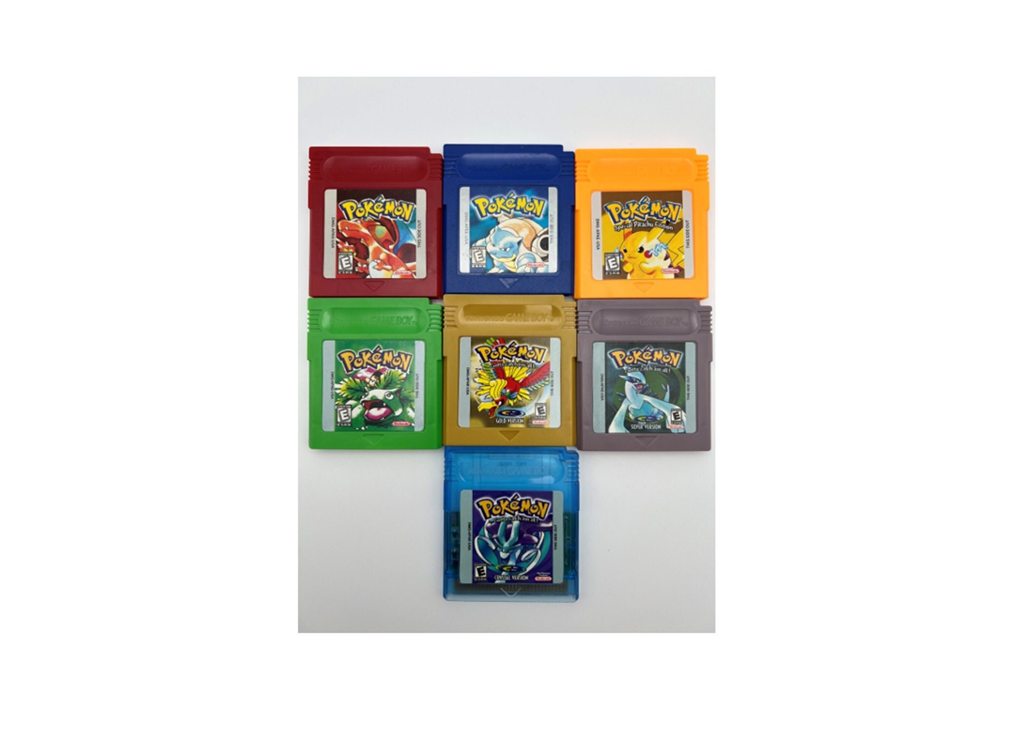 Pokemon Black Version Gameboy Repro Game Cart 