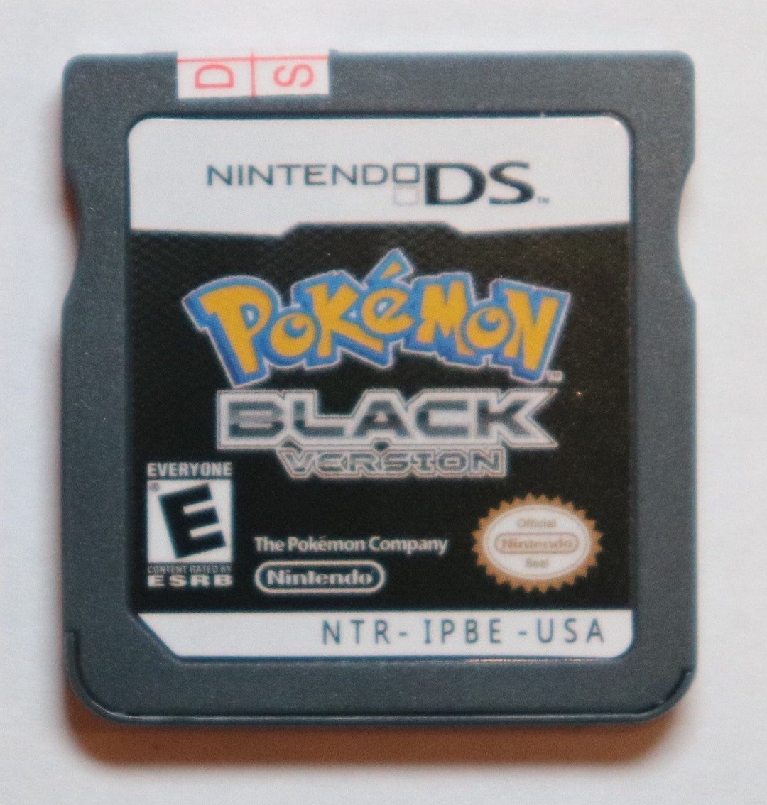 Pokemon Black Version Gameboy Repro Game Cart 