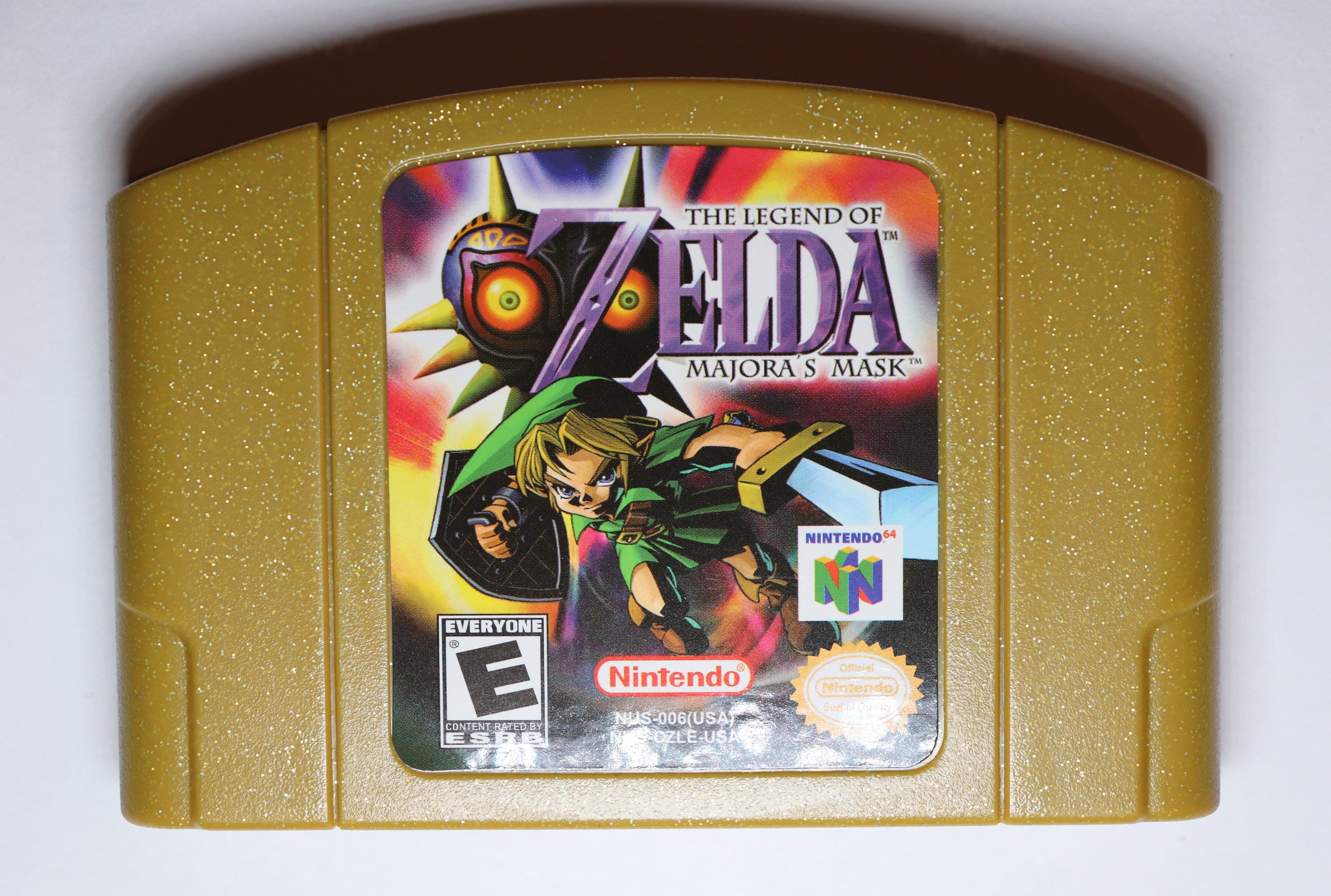 The Legend of Zelda Majora's Mask N64 Nintendo 64 Authentic Gold