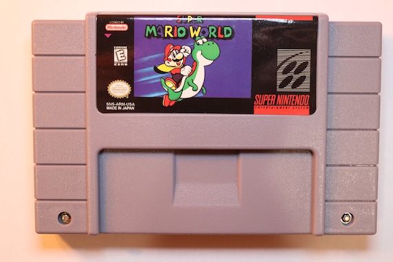 Cartucho Super Mario World - Super Nintendo Snes Pt Br