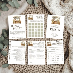 Fresh Off The Market Bridal Shower Games Bundle Shes Off The Market Bridal Shower Games Farmers Market Themed Bridal Shower Games Set