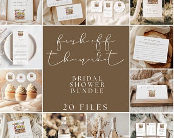 She’s Off The Market Bridal Shower Bundle Farmers Market Bridal Shower Bundle Fresh Off The Market Flower Stand Bridal Shower Bundle