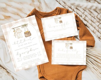 Mall för babyshowerinbjudan till lilla sötnos, citrustema