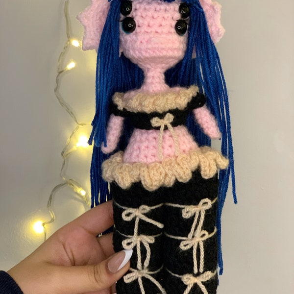 Crochet Melanie Martinez  portals doll, amigurami, figurine