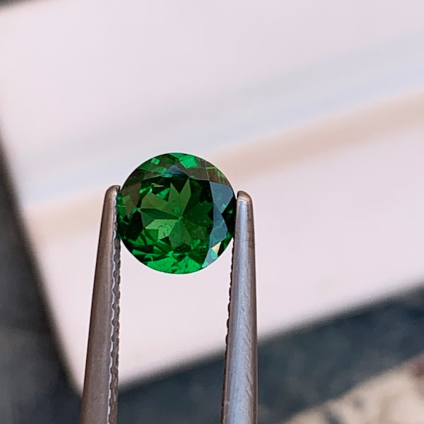 Tsavorite Necklace Etsy