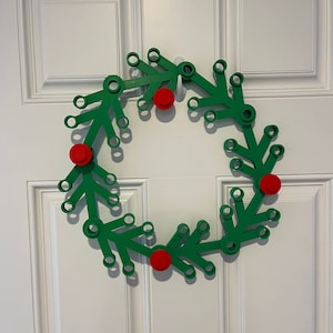 3D Printed LEGO-Inspired Giant Wreath