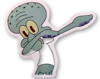 Dabbing Squidward - Etsy