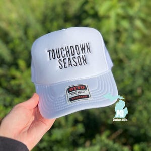 Touchdown Season Trucker Hat: Football Mom Gift