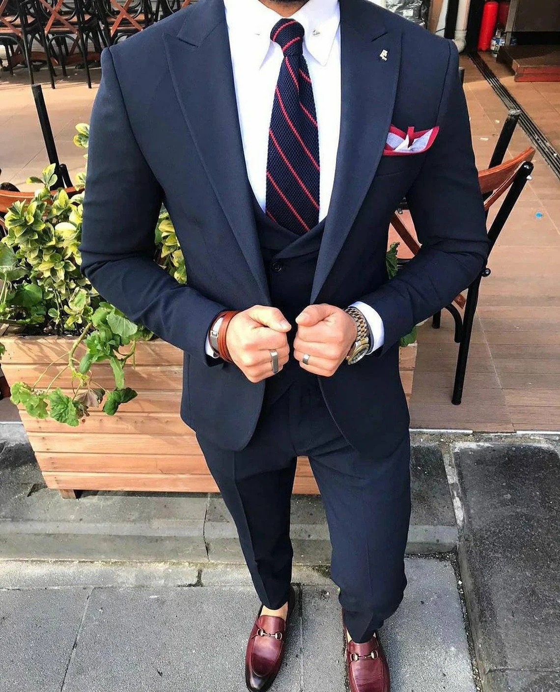 Navy Blue Suits - Etsy Australia