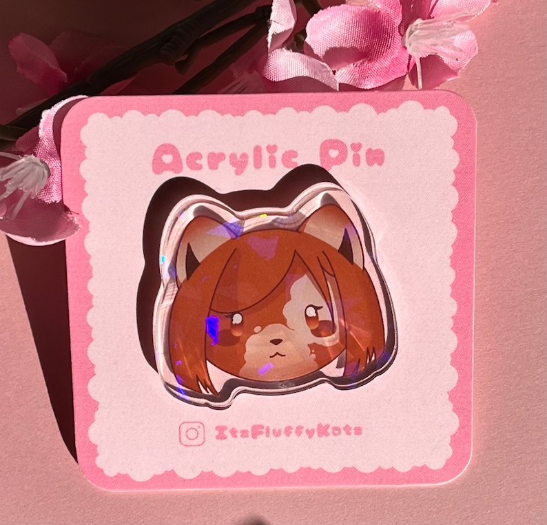 Meowbara-Acrylic Pin