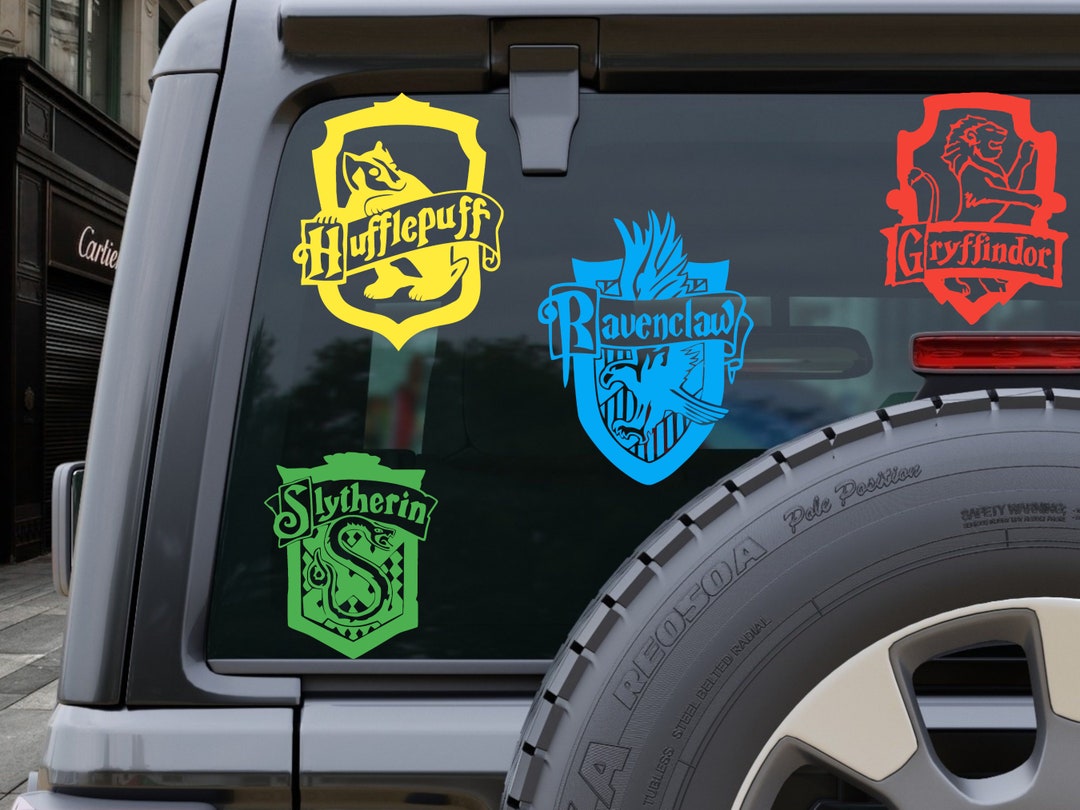 Hogwarts House Crest Decal, Sticker, Car, Laptop, Tumbler, Journal