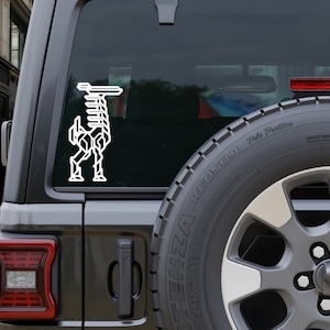 Tallneck, múltiples opciones, Horizon Zero Dawn- Calcomanía, Pegatina, Coche, Computadora portátil, Vaso, Videojuegos, Mech