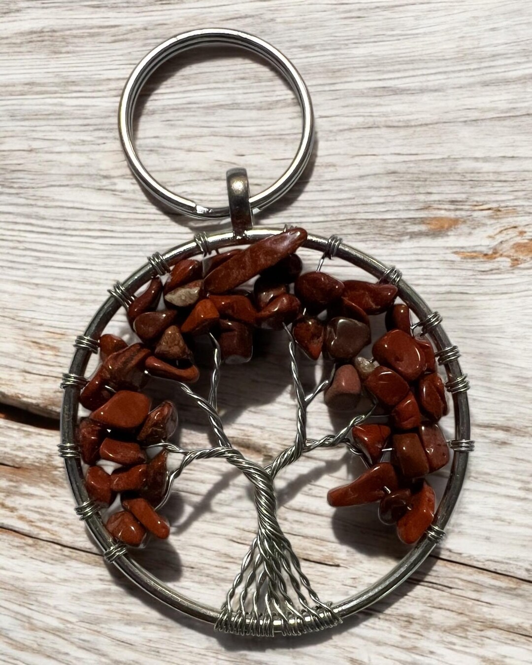 Tree Keyring Tree of Life Keychain - Etsy