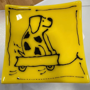 Spotted Dog Ring Dish