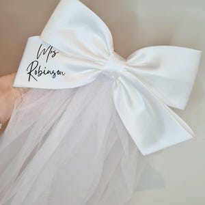 Gorgeous Tulle Wedding Veil With Bow Gorgeous Tulle Wedding Veil With Bow