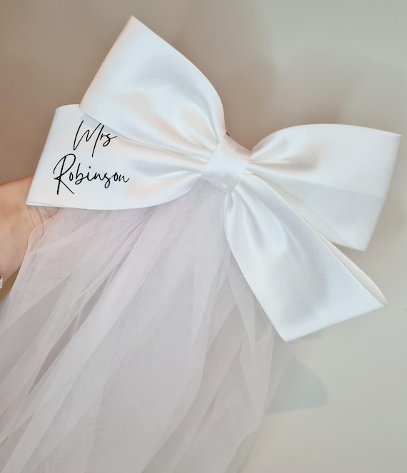 Gorgeous Tulle Wedding Veil With Bow Gorgeous Tulle Wedding Veil With Bow