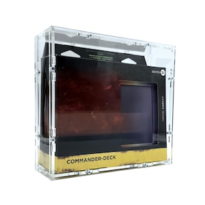 Acryl Case passend für MtG Magic the Gathering Commander Deck Box (Deck Box V2)