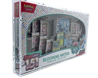 Acrylic case suitable for Pokemon 151 Blooming Waters Premium Collection