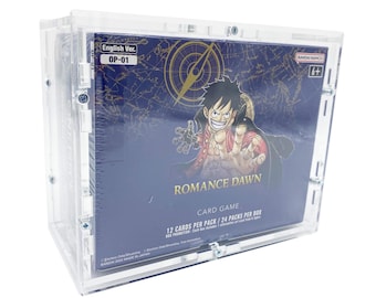 Made in Germany Acrylic Case suitable for One Piece Display Booster Box English