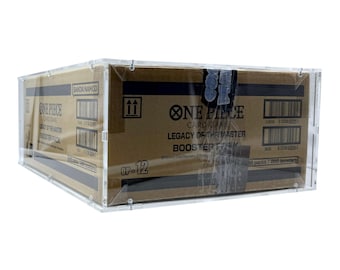Acrylic case suitable for One Piece Booster Box display packaging (English)