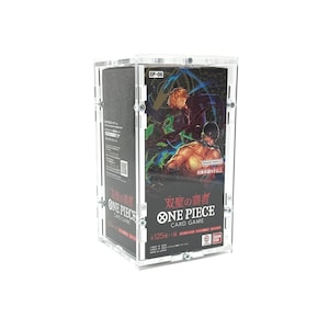Custodia in acrilico realizzata in Germania adatta per One Piece Display Booster Box OP-06 Japanese Wings of the Captain