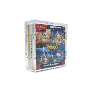 Acrylic case suitable for Pokemon Booster Bundle Box US Center Version